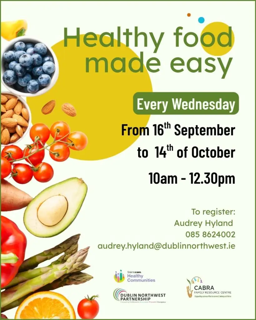 healthy food made easy information poster website